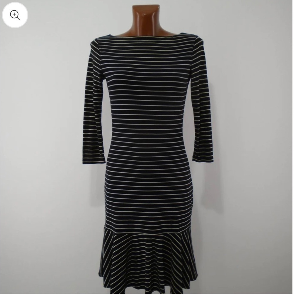 Ralph Lauren Striped Midi Dress